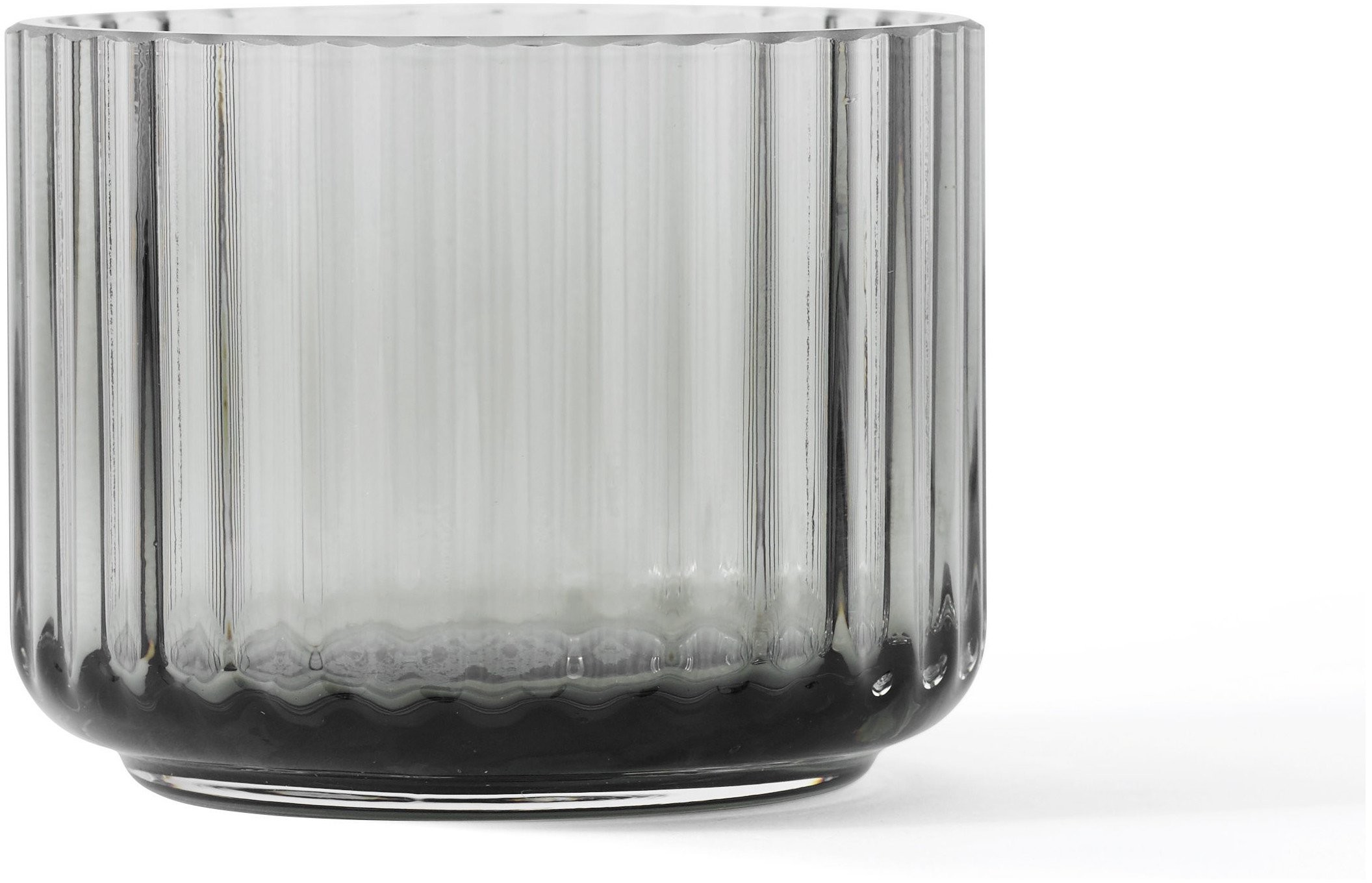 Lyngby Świecznik szklany Lyngby Smoke 201297