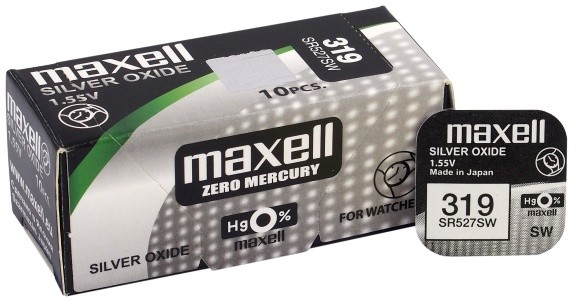 Maxell bateria srebrowa mini 319 SR 527 SW