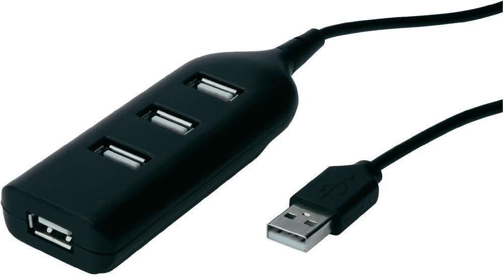Digitus Hub USB 2.0 AB-50001-1 4 x USB czarny