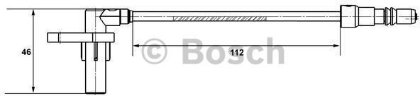 Bosch Czujnik, prędkosć obrotowa koła 0 265 007 439