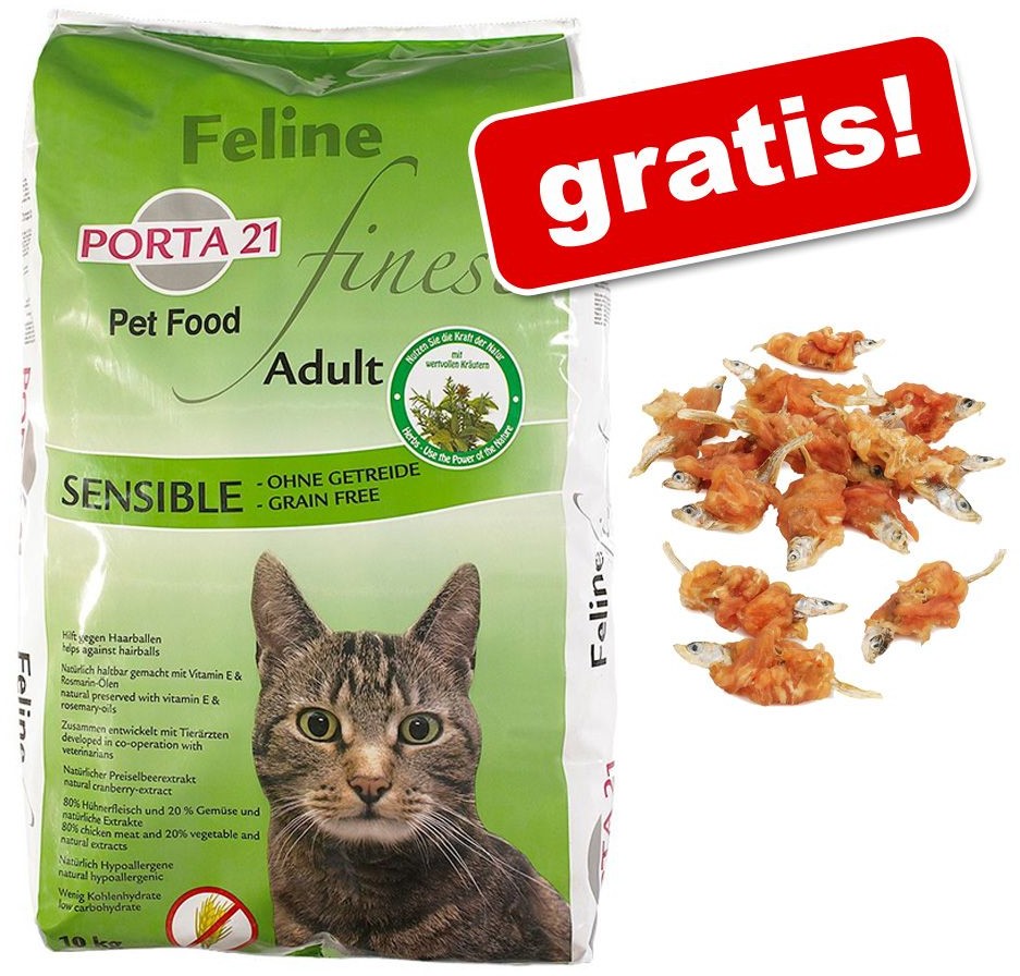 Porta 21 Feline Finest Sensible, Bez Zbóż 10 Kg