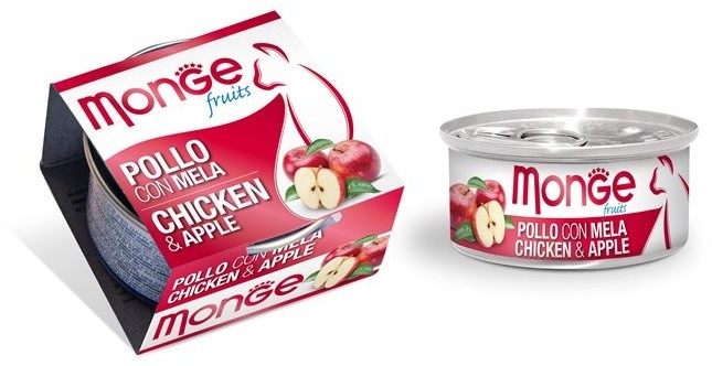 Monge Fruit Kurczak I Jabłko 80G