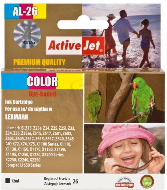ActiveJet Lexmark AL-26 tusz kolorowy do drukarki (zamiennik 10N0026 nr 26)