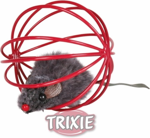 Trixie MYSZ W KULCE 6CM - ZABAWKA DLA KOTA TX-4115