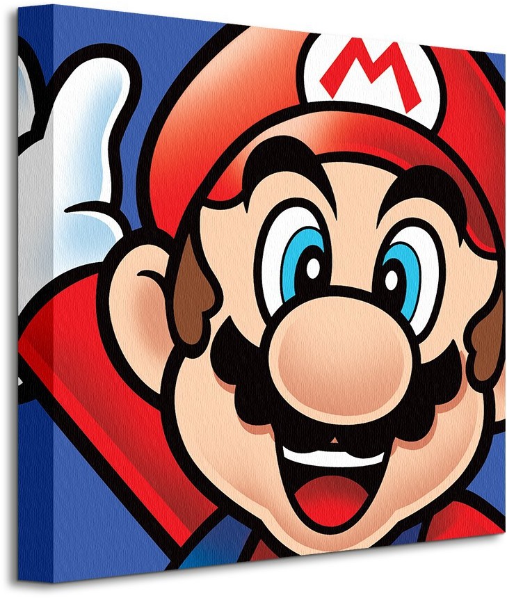 Pyramid Posters Super Mario (Mario) - Obraz na płótnie WDC95441