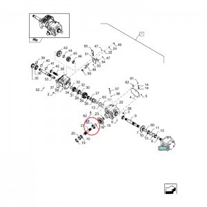 NEW HOLLAND / CASE ŁOŻYSKO PRZEKŁADNI CNH 87031305