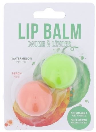 2K 2K Duo Lip Balm W Kosmetyki Zestaw kosmetyków 2,8g Balsam do ust Watermelon + 2,8g Balsam do ust Peach 65380