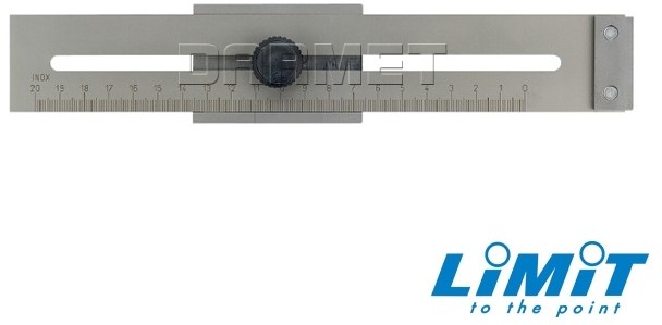 Limit Przymiar wysuwny/znacznik traserski; 0-300 mm- (2379-0207)