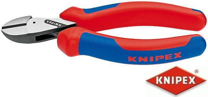 Knipex Kompaktowe szczypce tnące X-Cut z wysokim przełożeniem dźwigni 160 mm (73
