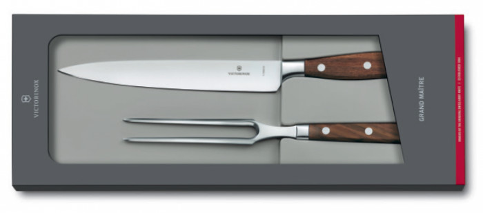 Victorinox Zestaw nóż + widelec 7.7240.2 Grand Maître Rosewood Collection