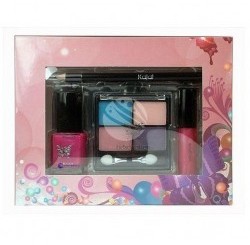 Makeup Trading SET Jolly Pink 4x cienie + błyszczyk + lakier do paznokci + kredka 27,6g