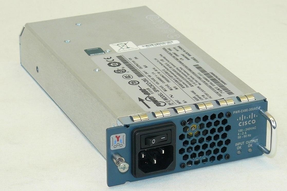 Cisco Cat 4948E-F 300W AC Power Supply Front exhaust (PWR-C49E-300AC-F=)