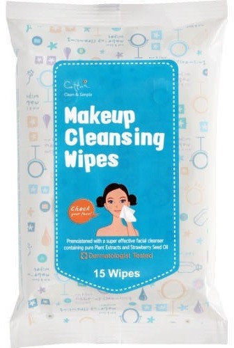 Cettua Makeup Cleansing Wipes Chusteczki do demakijażu 15szt BPS 0904E