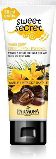 Sweet Secret Waniliowy krem do rąk i paznokci 100ml
