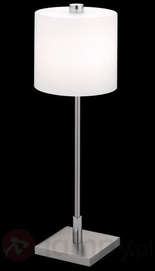 Knapstein GKS lampa stołowa MERCY nikiel i chrom