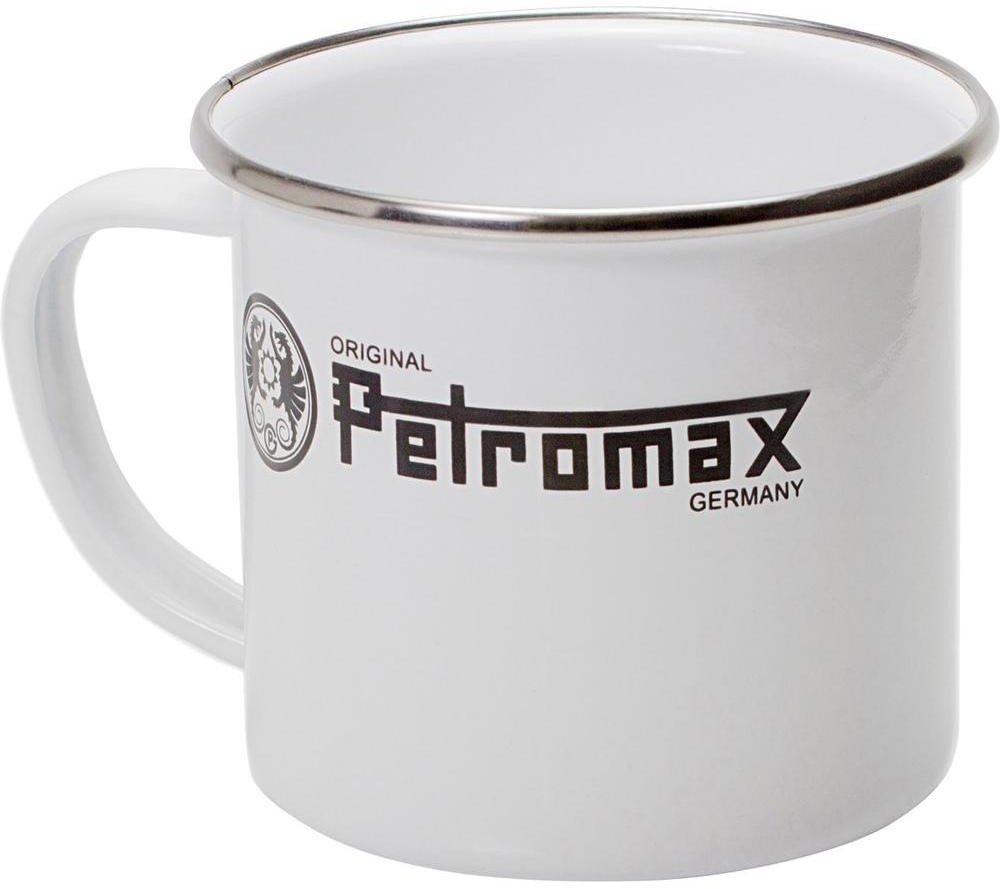 Petromax px-mug-w, Średnica netto: 91 mm, Pojemność: 370 ml, stal, Kolor: Biały