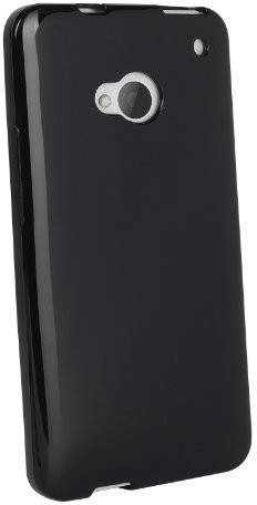 Cellular Line SHCKONEBK Tasche inkl. Displayschutzfolie und Mikrofasertuch für HTC One schwarz