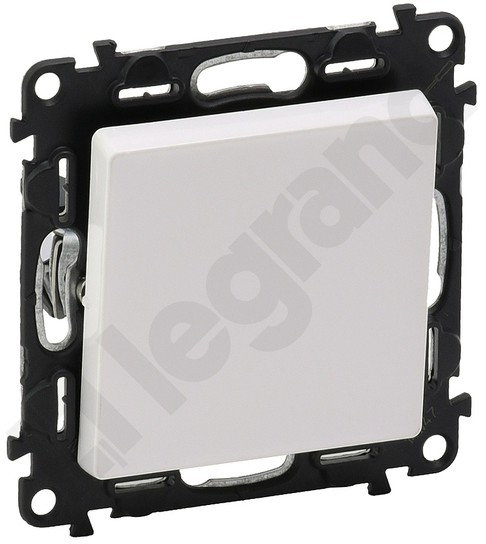 Legrand Valena Life Przycisk przełączony NO/NC - 6 A Biały - 752111