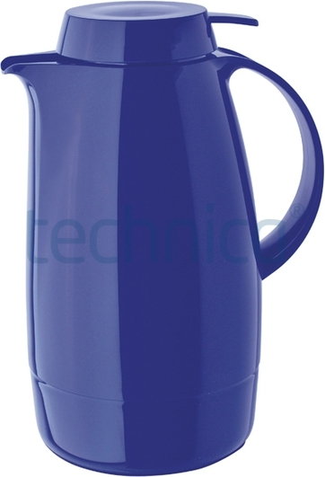 Helios Termos z tworzywa, z pokrywką 1,3 l, niebieski | , Servitherm HELIOS-7205-
