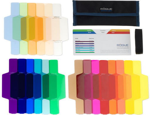 Rogue FLASH Gels - Combo Filter Kit - zestaw kolorówych filtrów żelowych GE (ROGUEGEL-U)