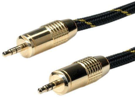 Rotronic ROLINE GOLD 3.5mm Audio Connetion Cable, Male - Male 2.5m kabel audio/video 11094283