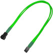 Nanoxia 3-Pin Molex przedłużacz 30cm neonowy zielony NX3PV3ENG