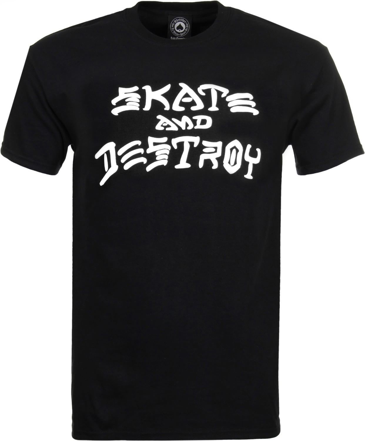 Thrasher T-shirt SKATE AND DESTROY czarny