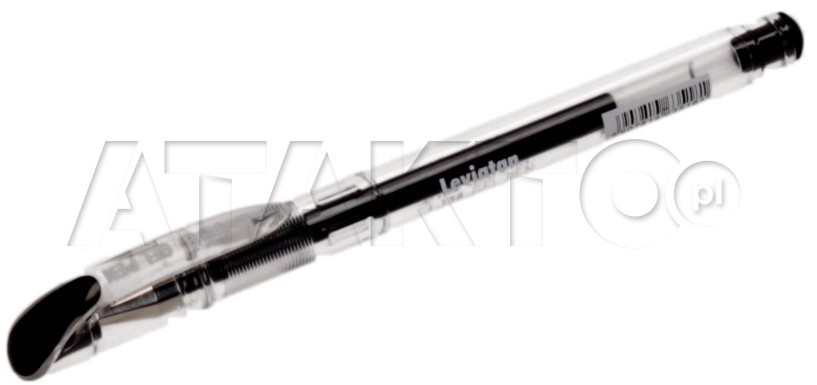 Leviatan Pióro żelowe 0.3mm czarne L-138 LV1966