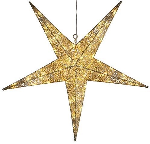 Star 803-31 oświetlenie dekoracyjne, metal, kolor: złoty, 75 x 10 x 75 cm
