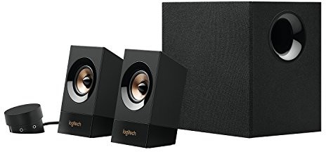 Logitech Z533 Multimedia Speaker System  subwoofer with two satellites UK-Plug 980-001055