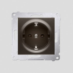 Kontakt Simon KONTAKT - Gniazdo Schuko brąz mat DGSz1CZ.01/46 SIMON54