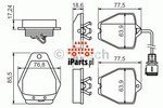 BOSCH Klocki hamulcowe - komplet 0 986 494 436