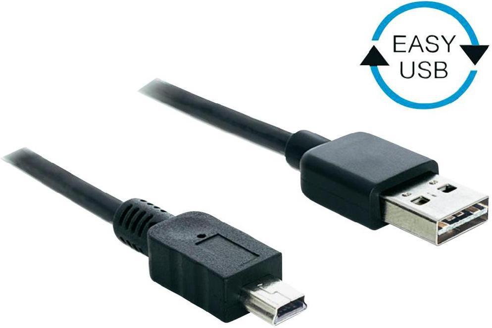 Delock Kabel USB 83364 [1x Złącze męskie USB 2.0 A - 1x Złącze męskie mini-U