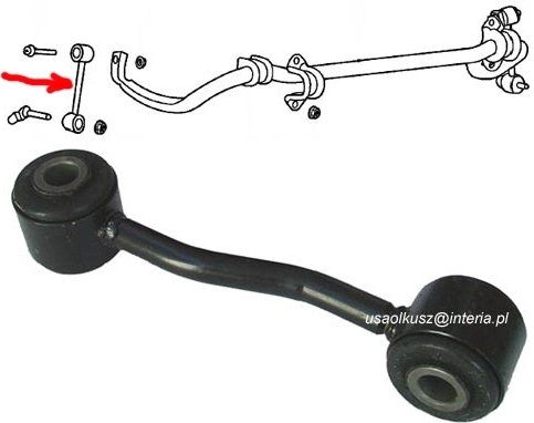 ATLAS Łącznik stabilizatora przedniego Jeep Cherokee KJ