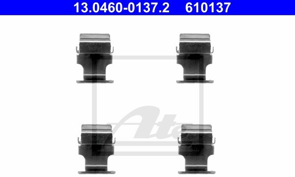 ATE ZESTAW INST KLOCKA HAM  13.0460-0137.2 MITSUBISHI OUTLANDER I 2.0 4WD 241KM 03-