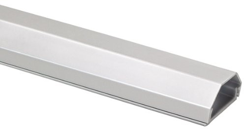 Unbekannt Kanał kablowy z aluminium, 33 mm. 2-częściowy, kolor: srebrny, długość: 0,75 m 4012386131243