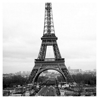 Nice wall Paris - Eiffel Tower - reprodukcja RKS0242