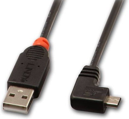 Lindy 31977 Kabel USB A - Micro B kątowy -3 mDarmowa wysyłka od 300zł
