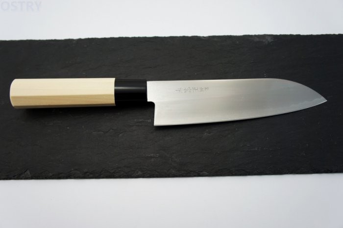 Satake Cutlery Nóż pojedynczy Santoku 17 cm Satake Yoshimitsu 804-042