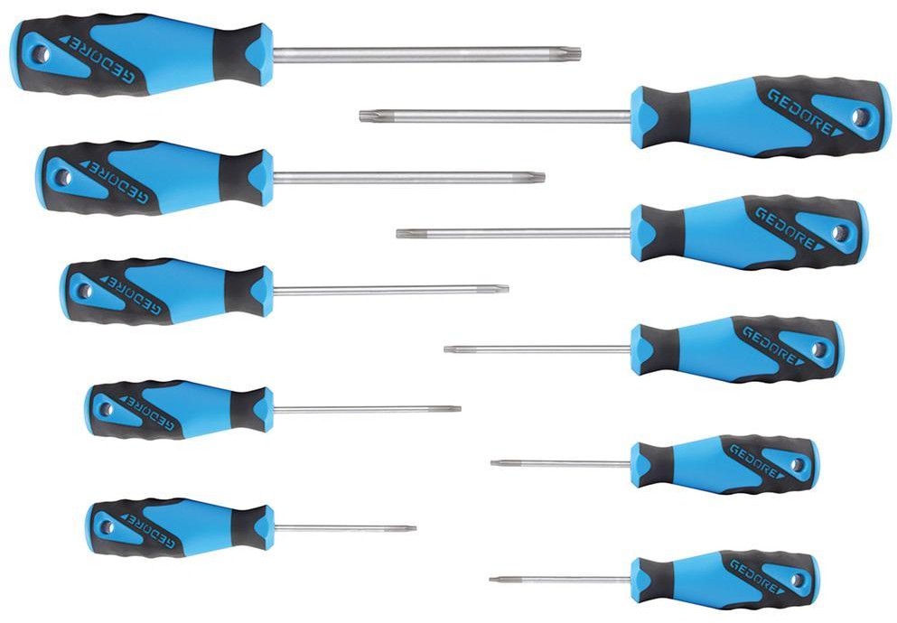 Gedore Zestaw wkrętaków do warsztatu 10 szt 1482335 TORX