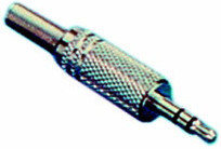 ABCVISION Wtyk JACK 3.5MM METALOWY STEREO LUTOWANY JACK-W/3.5/S/MET
