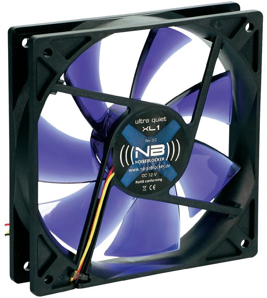 Noiseblocker Wentylator do obudowy PC XL1 SxWxG) 120 x 120 x 25 mm