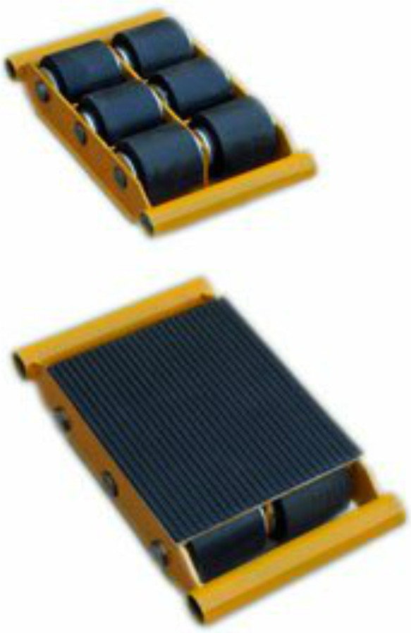 Polska 122 12235594 wózek stały 6 rolkowy 6K, rolki: 6x stal (nośność: 12 T)