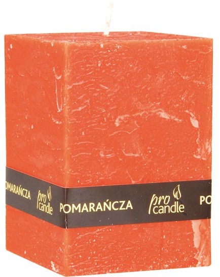 Pro Candle wieca zapachowa ProCandle 736008 / prostopadłościan / pomarańcza