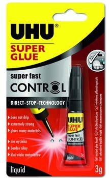 UHU KLEJ SUPER GLUE CONTROL 3 G zakupy dla domu i biura 36015