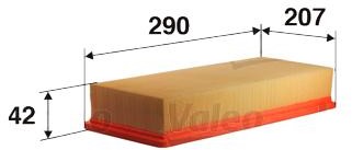 Valeo filtr powietrza panelowy 585046 - Bezpłatny zwrot do 30 dni, największy wybór produktów. 585046