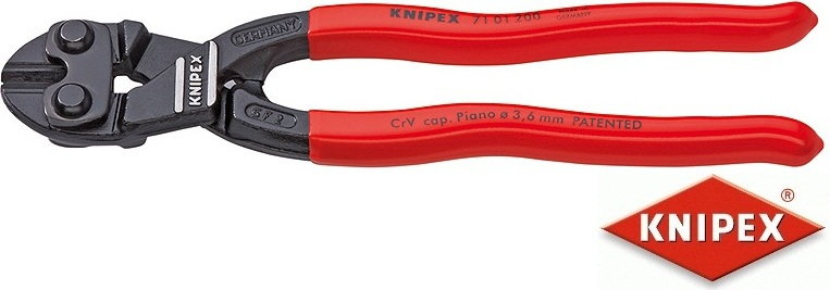 Knipex Kompaktowe szczypce tnące przegubowe CoBolt, PCW (71 01 200)