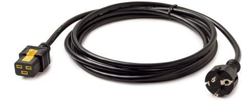 APC Power Cord, Locking C19 To Cee/7 Schuko,3 m AP8755