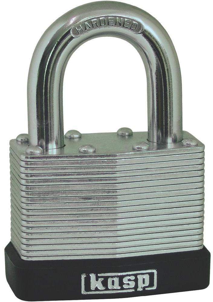 Kasp Kłódka K13060D z zamkiem kluczykowym 60 mm Srebrny