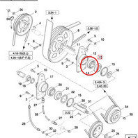 CNH ŁOŻYSKO 80388069
